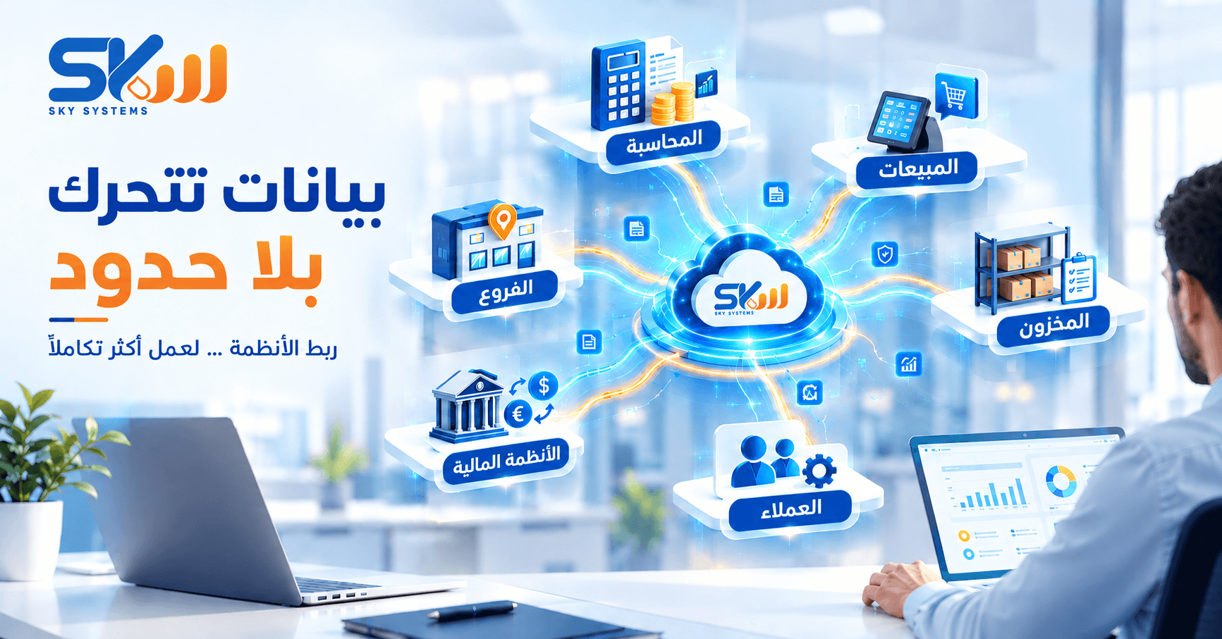 ربط الأنظمة المالية